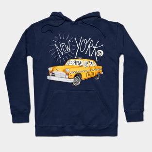 New York - Big Apple - yellow cab taxi T-Shirt Hoodie